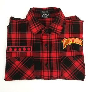 🪷4/$20🪷 8&9MFG Red Flannel Tartan Button Down Shirt Like New